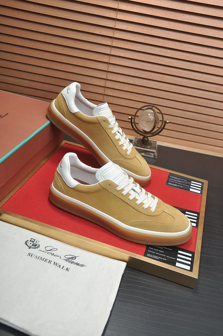 Men's men's shoes 💰540💶【𝐥𝐨𝐫𝐨 𝐏𝐢𝐚𝐧𝐚】lp classic loafers, an Italian treasure brand, the only brand that can match Hermès! Only after wearing it do we realize that we cannot let down our feet. The upper is imported cashmere, the lining of water-dyed cowhide ➕ the cowhide feet, the official original glass rubber outsole, and the pendant. Exclusive original packaging (tag ➕ brand paper ➕ outer box ➕ hand bag) code number: 38-45
